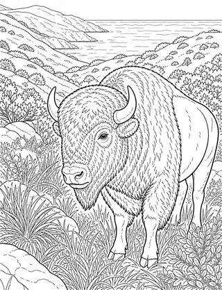 Detailed coloring page of Avalon Harbor Waterfront Walk